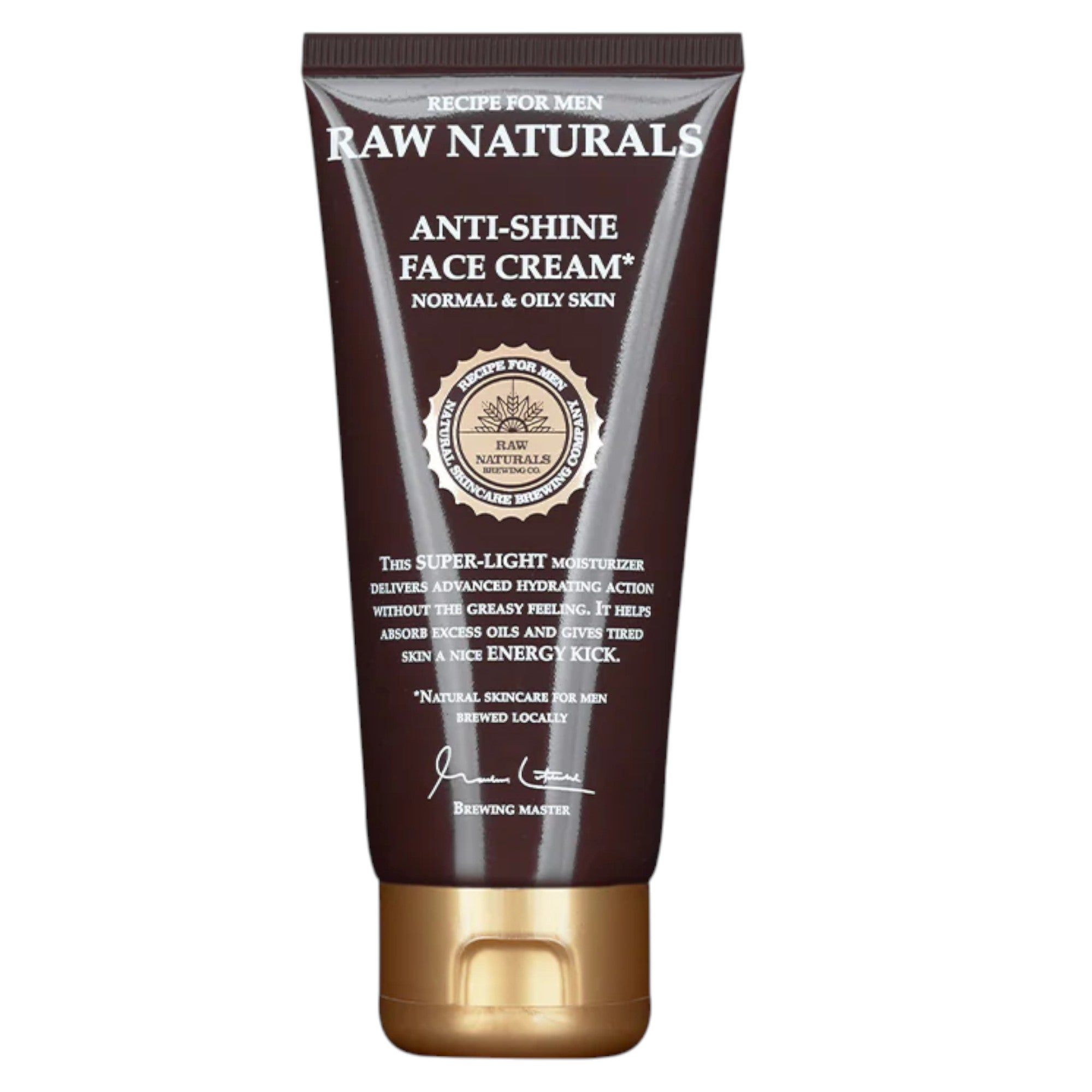 Raw Naturals, Anti-Shine, 100% vegan, Hydrating, Cream, For Face, 100 ml