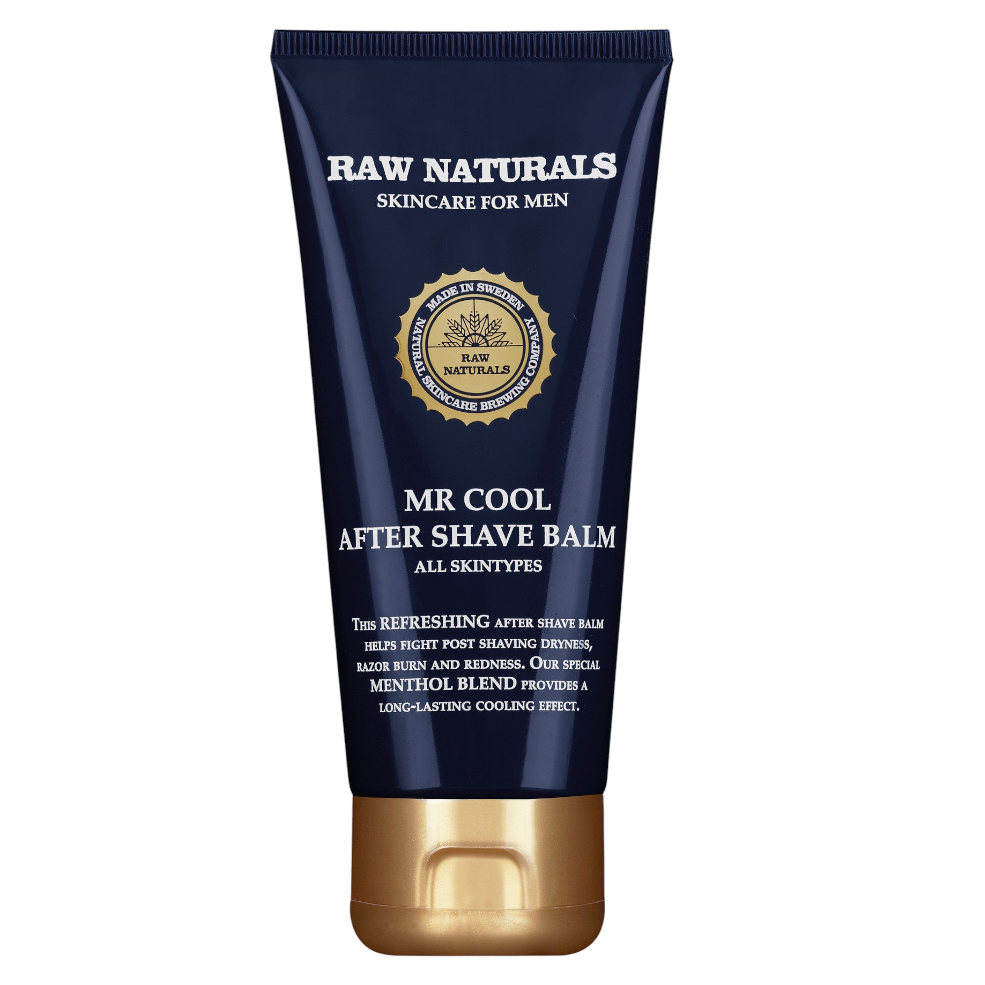 Raw Naturals, Mr.Cool, 100% vegan, Refreshing, After-Shave Balm, 100 ml