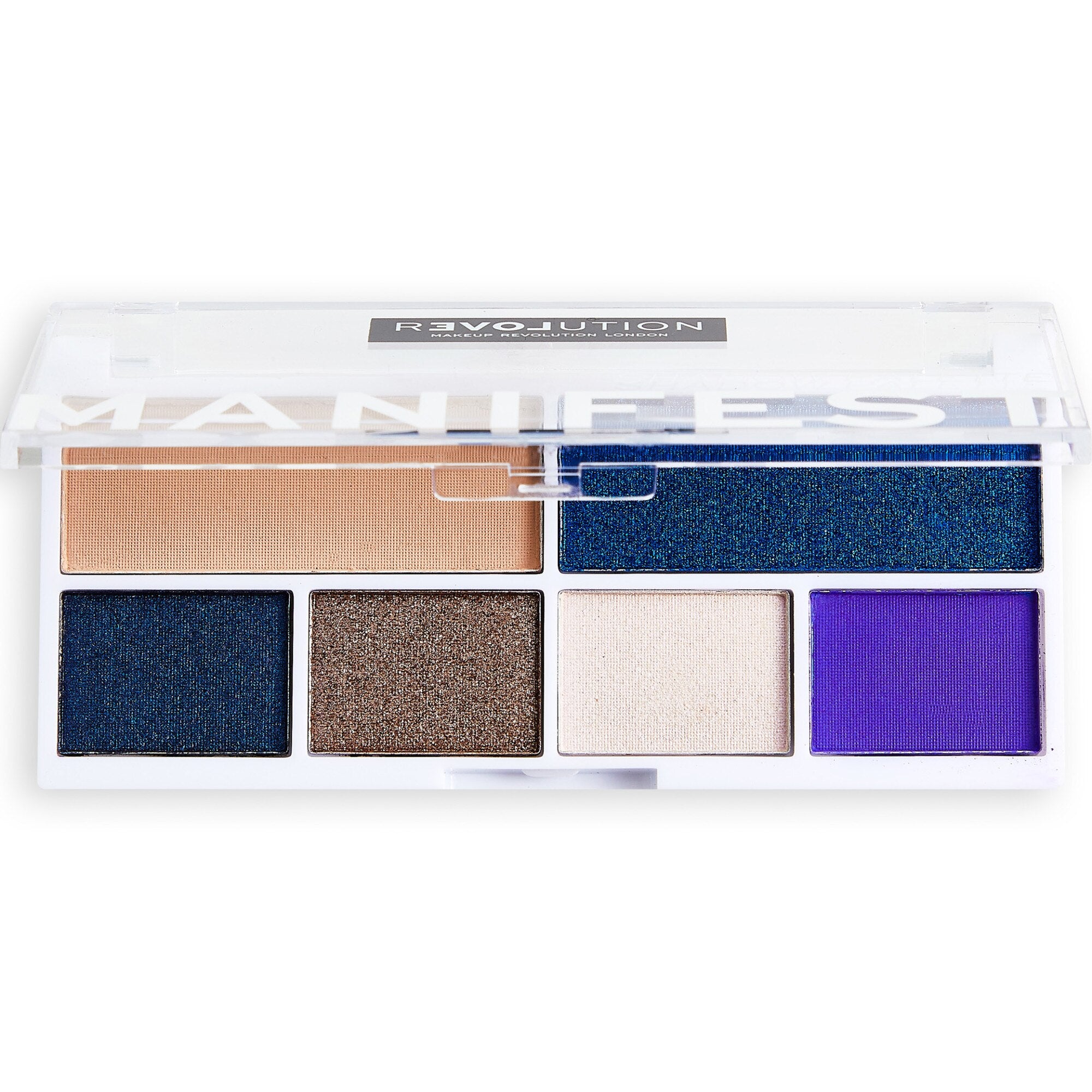 Relove By Revolution, Colour Play, Eyeshadow Palette, Manifest, 6 Shades, 0.65 g