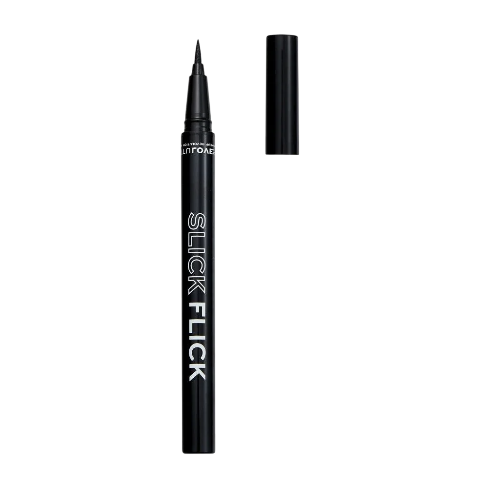 Relove By Revolution, Slick Flick, Precise, Gel Eyeliner, Black, 0.8 g