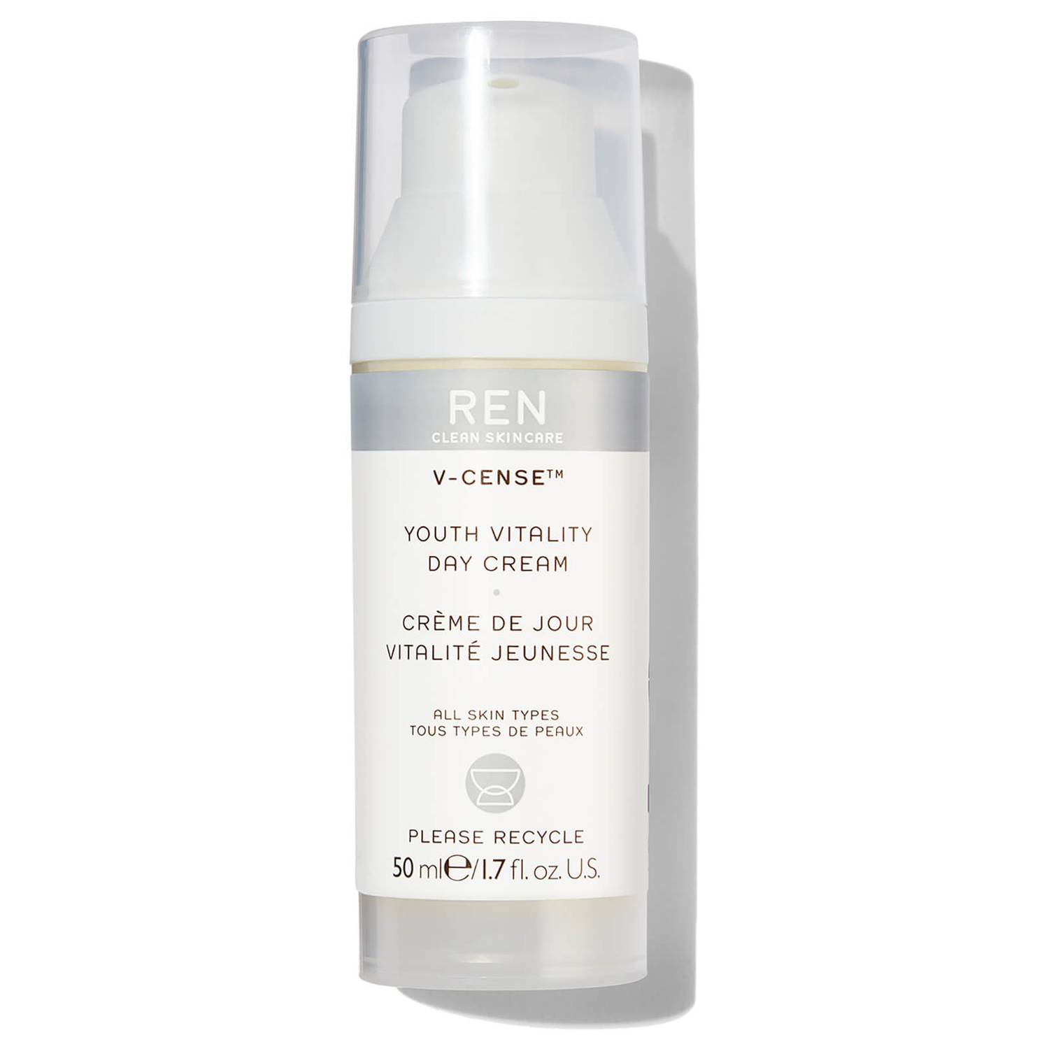 Ren, V-Cense, Vitalizing, Day, Cream, For Face, 50 ml *Tester