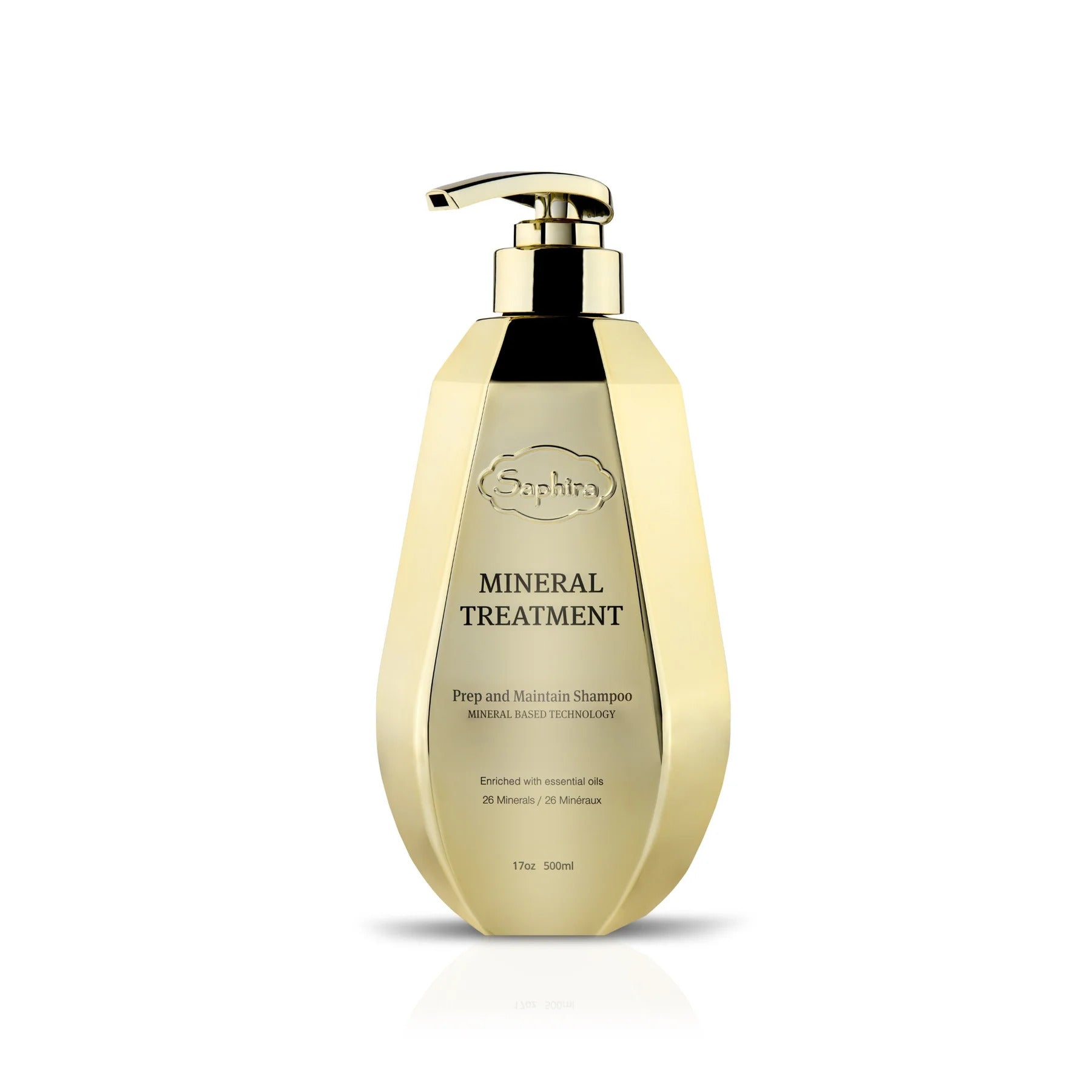 Saphira, Mineral, Essential Oils, Hair Shampoo, Anti-Frizz, 500 ml