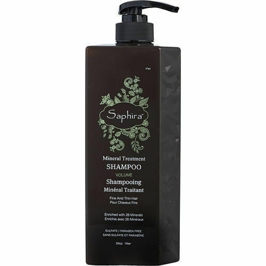 Saphira, Mineral Treatment, Hair Treatment Shampoo, For Volume, For Fine Or Thin Hair, 1000 ml