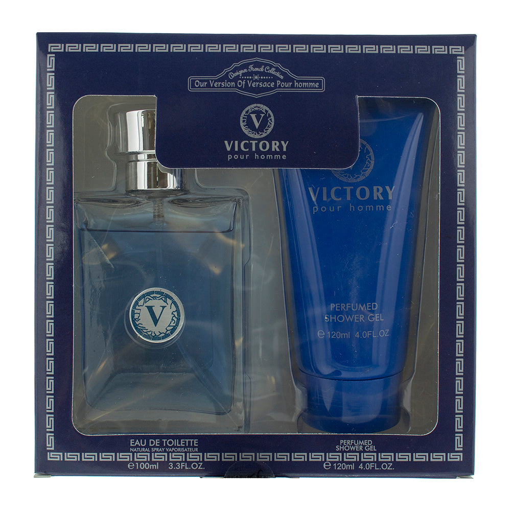 Set Designer French: Victory, Eau De Toilette, For Men, 100 ml + Victory, Shower Gel, 120 ml