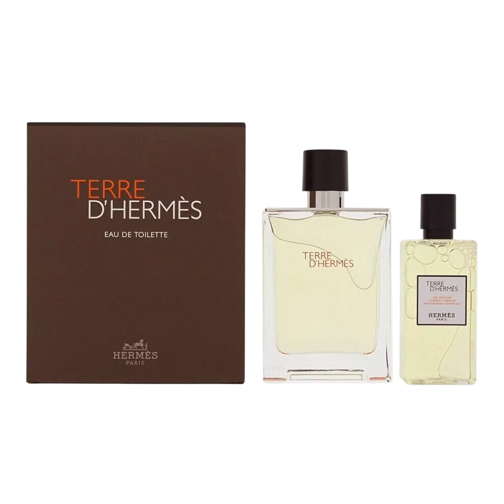 Set Hermes: Terre d'Hermes, Eau De Toilette, For Men, 100 ml + Terre d'Hermes, Shower Gel, For All Skin Types, 80 ml