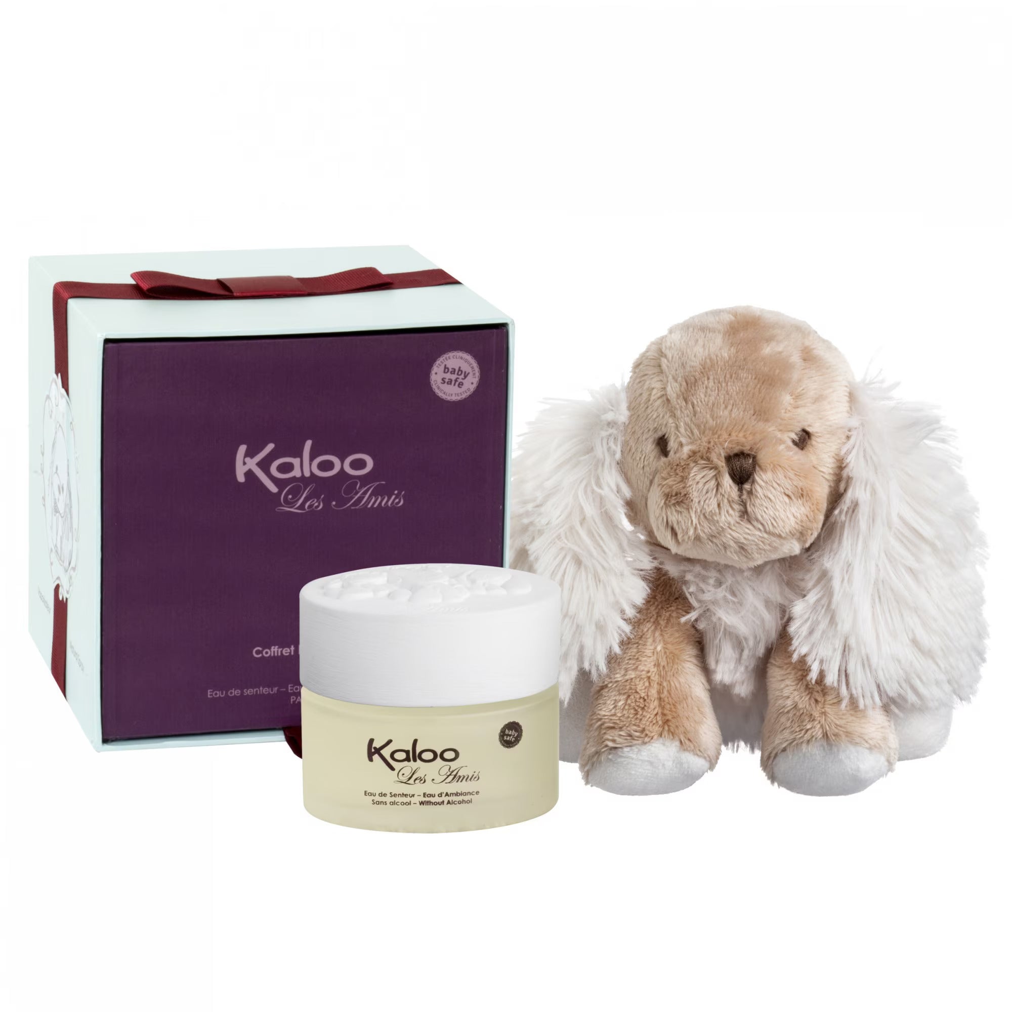 Set Kaloo: Les Amis, Eau De Parfum, For Women, 100 ml + Les Amis, Puppy, Collectible Plush Toy