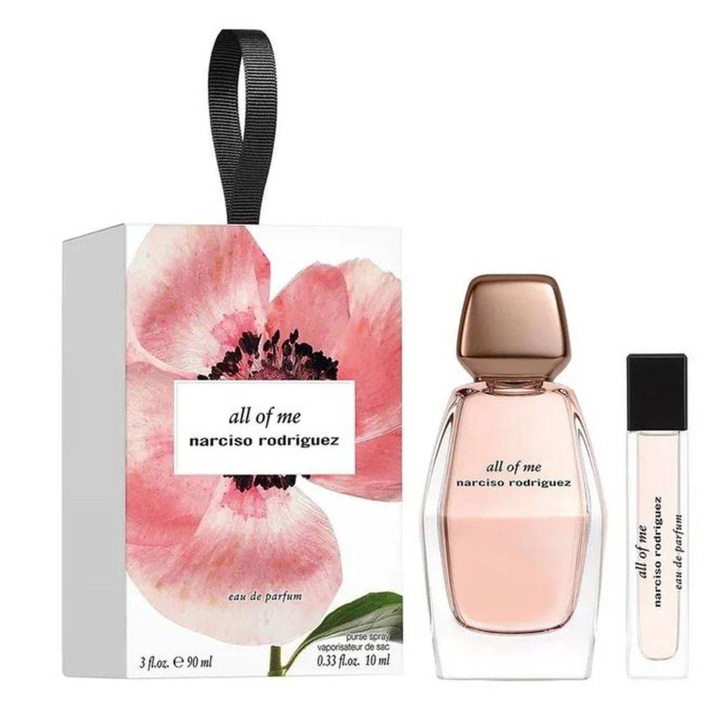 Set Narciso Rodriguez: All Of Me, Eau De Parfum, For Women, 90 ml + All Of Me, Eau De Parfum, For Women, 10 ml