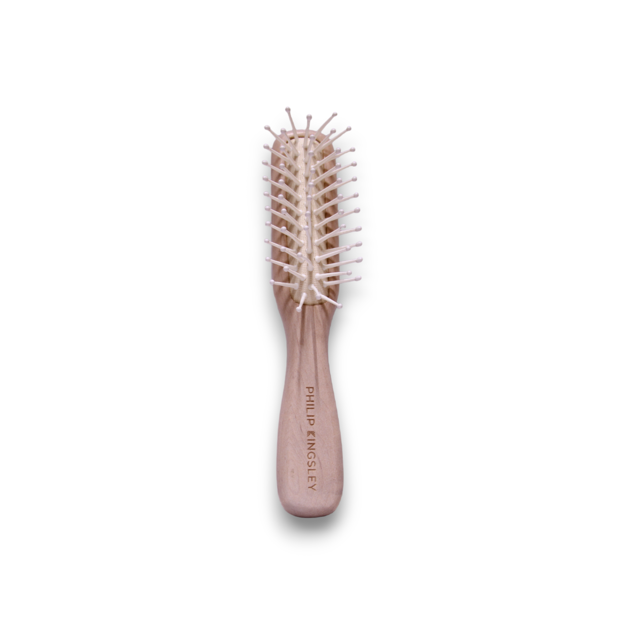 Set Philip Kingsley: Philip Kingsley, Detangler, Hair Brush + Philip Kingsley, Textile Handbag, Silver