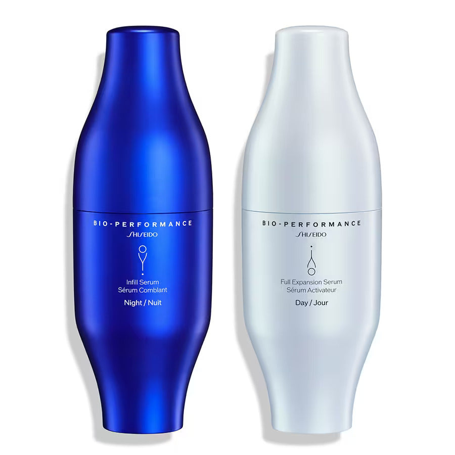 Set Shiseido: Bio-Performance Infill, Anti-Ageing, Night, Serum, For Face, 30 ml + Bio-Performance Full Exapansion, Anti-Ageing, Day, Serum, For Face, 30 ml