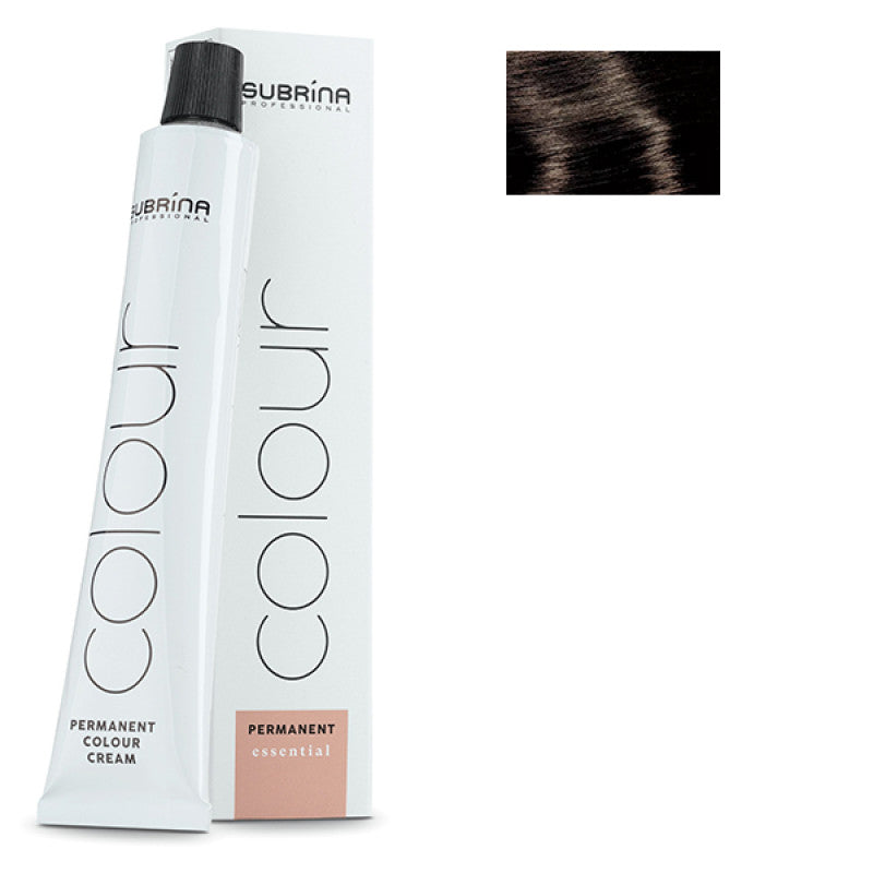 Subrina Professional, Essential Colour, Permanent Hair Dye, 3/00 Natural Dark Chestnut, 100 ml