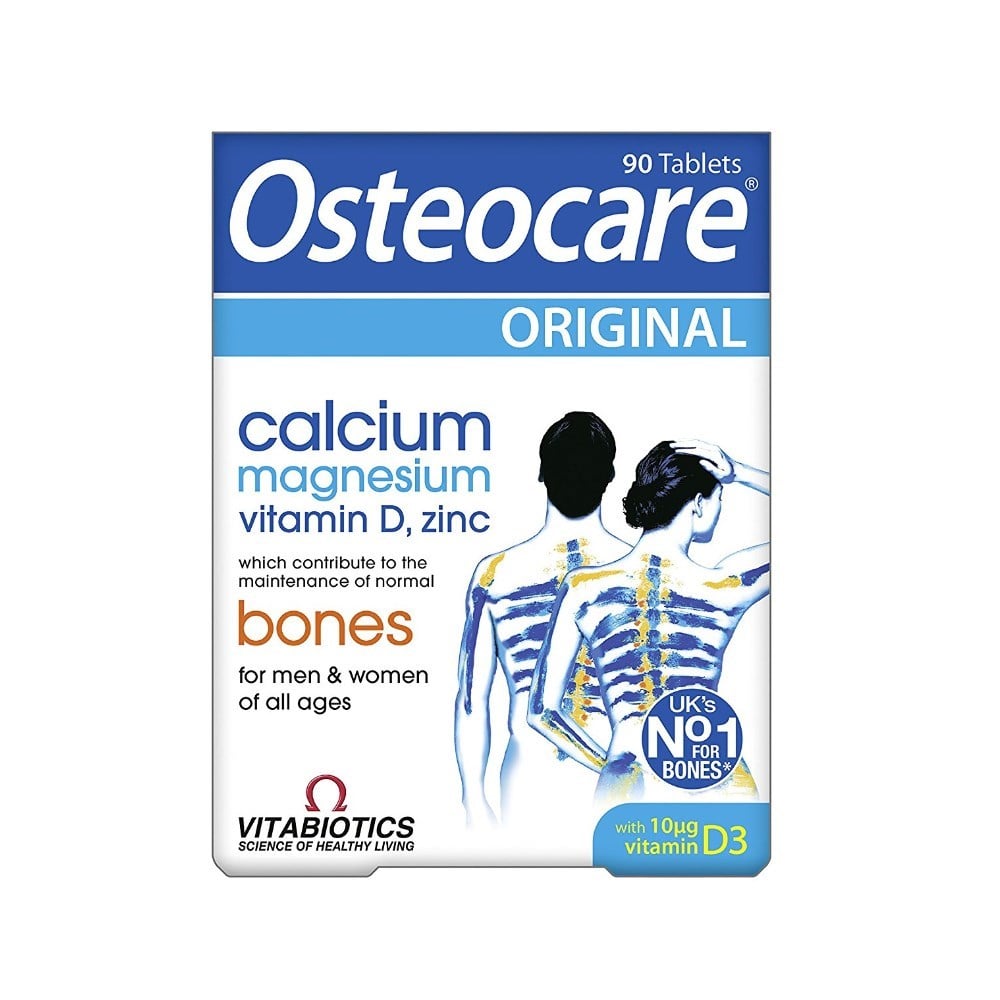 Vitabiotics, Osteocare Original, Vitamin D, Magneziu, Zinc & Calciu, Maintaining A Healthy Skeletal System, Vitamins, 90 capsules