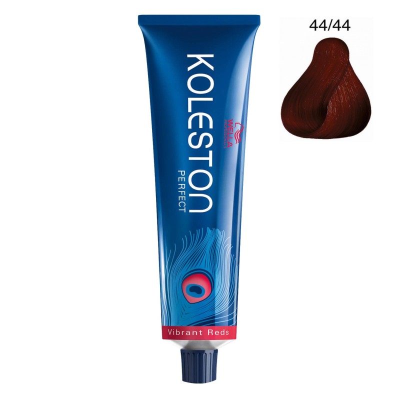 Wella Professionals, Koleston Perfect, Permanent Hair Dye, 44/44 Medium Intense Red Brown, 60 ml