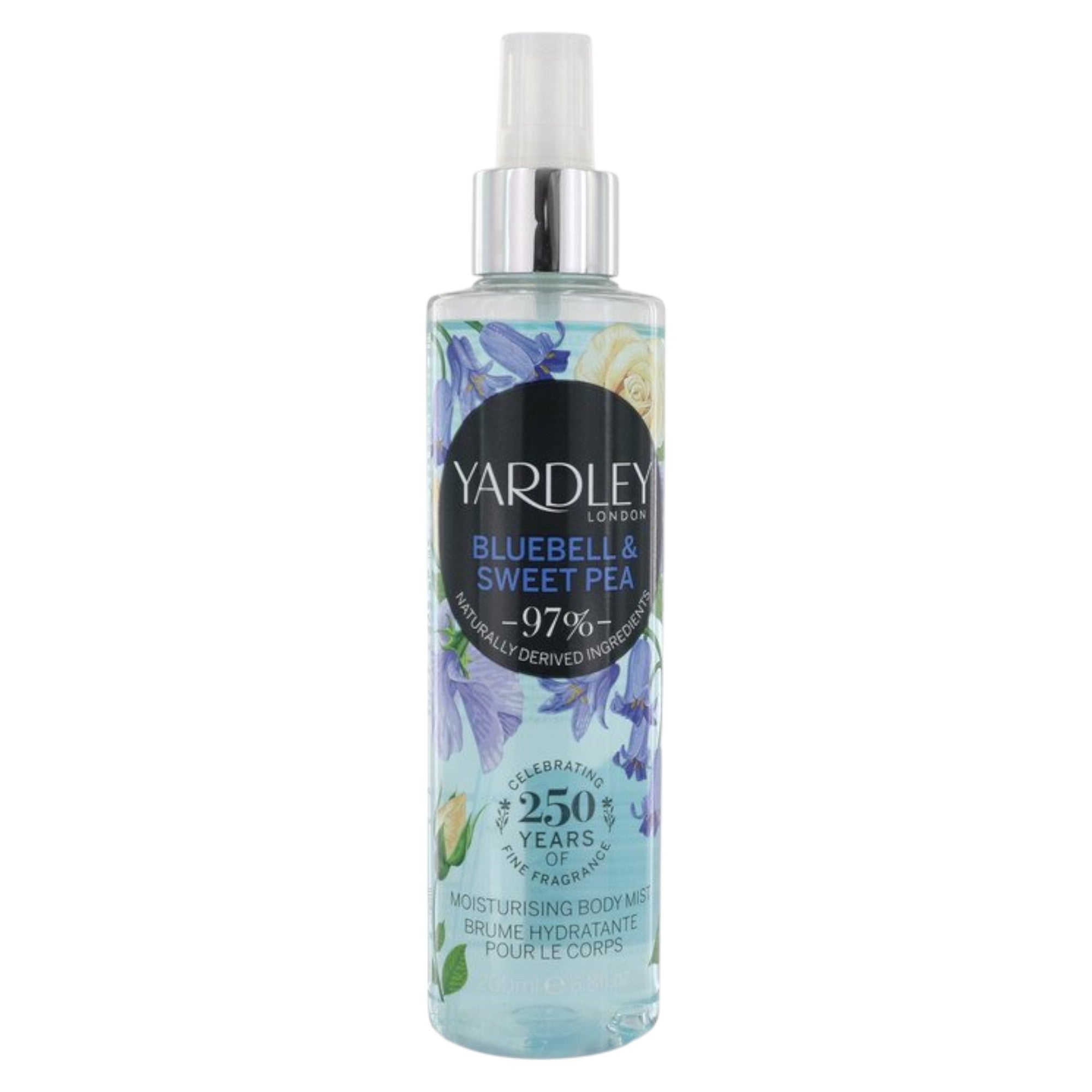 Yardley, Bluebell and Sweetpea, Scented Spray, For Women, 200 ml