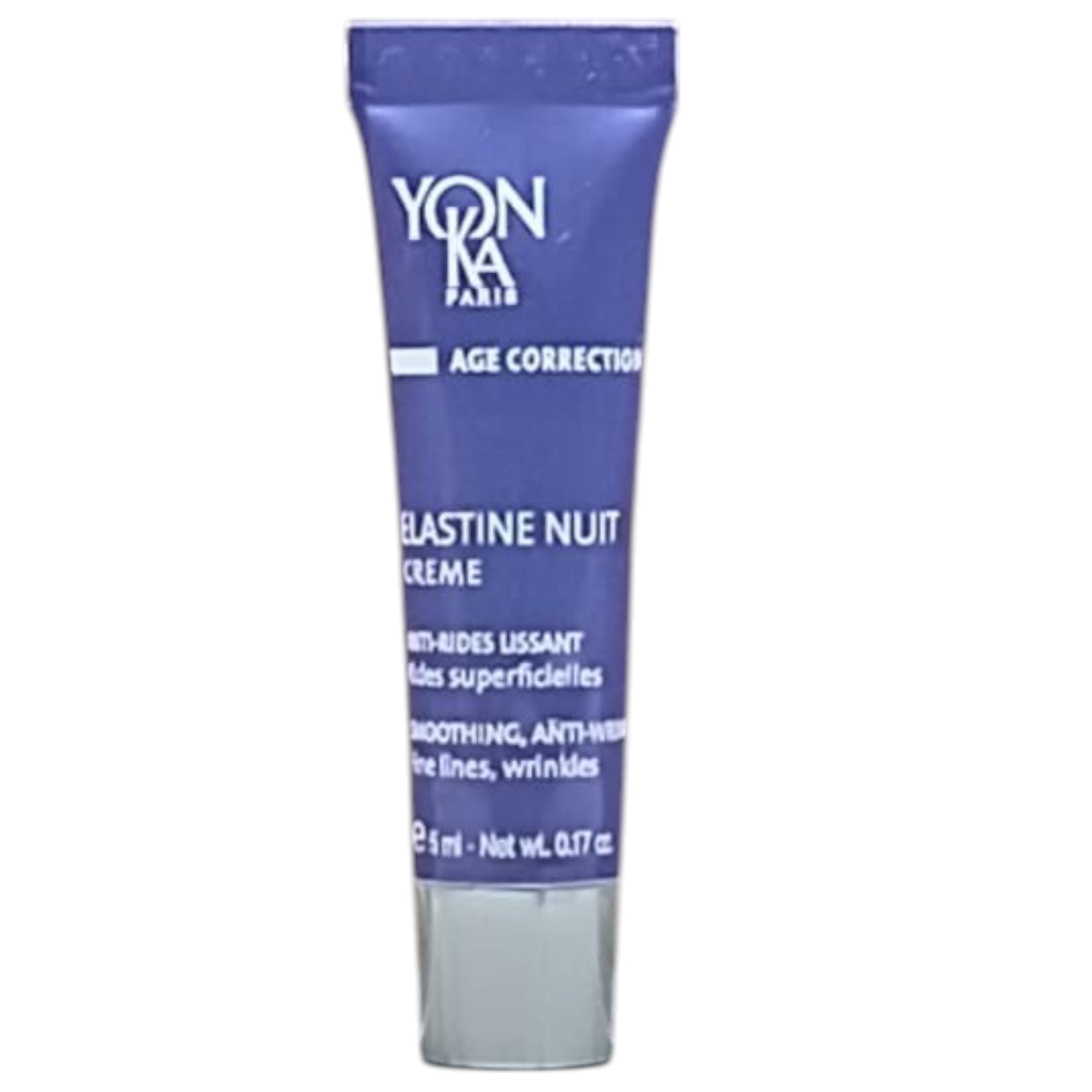 YonKa, Elastine Nuit, Anti-Wrinkle, Night, Cream, For Face, 5 ml *Sample