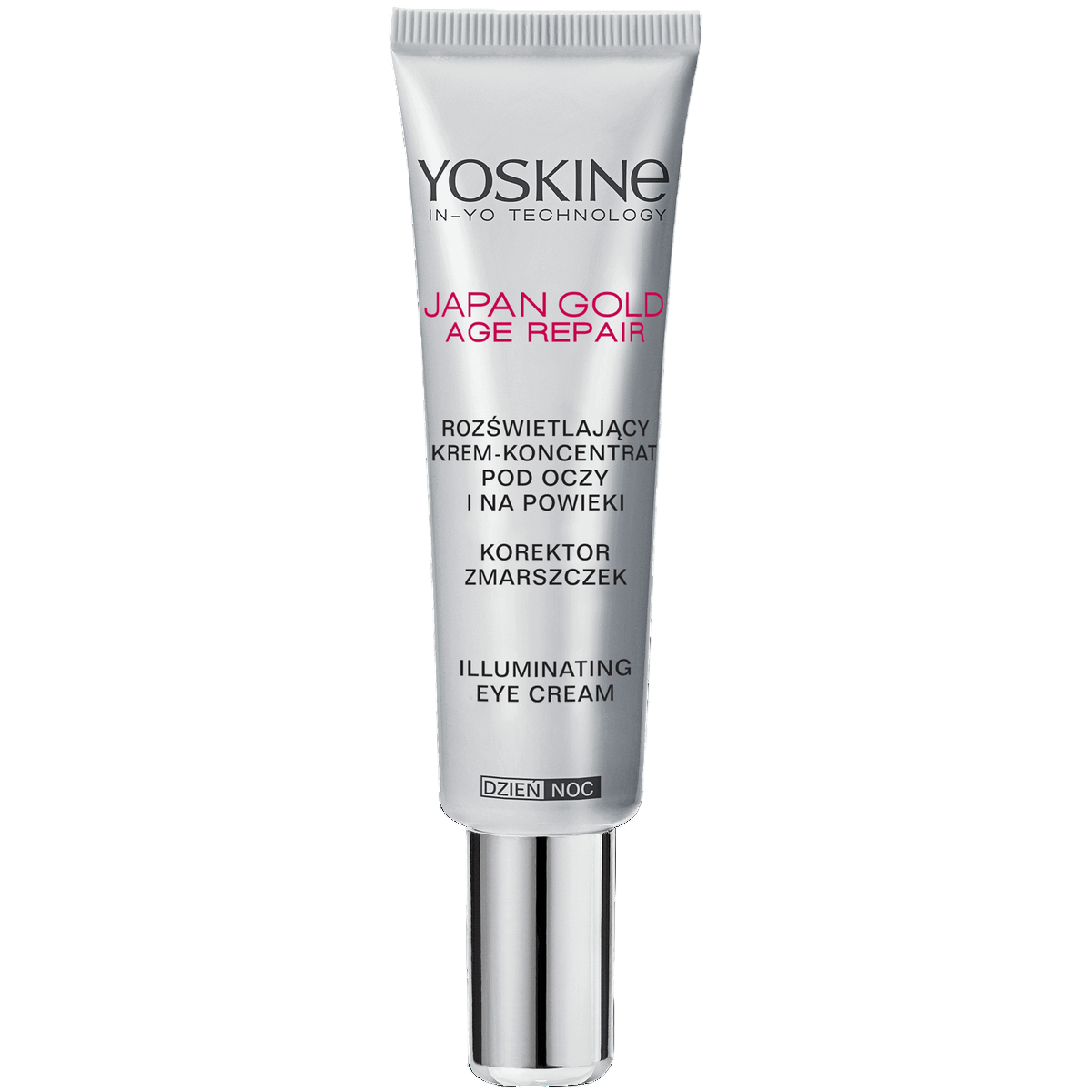 Yoskine, Japan Gold, Illuminating, Day & Night, Eye Cream, 15 ml