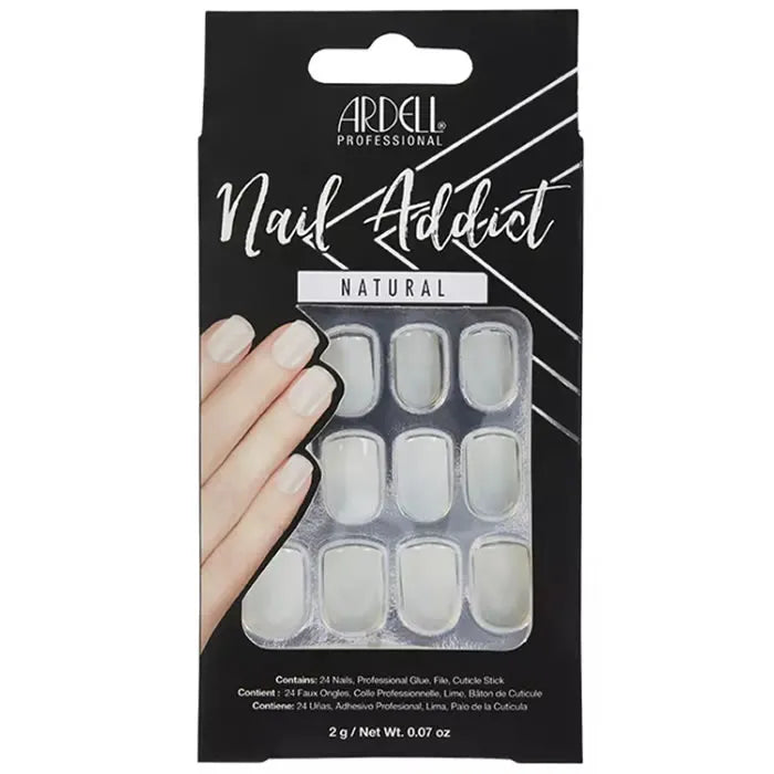 Ardell Nail Addict Natural Squared False Nails - ARDELL