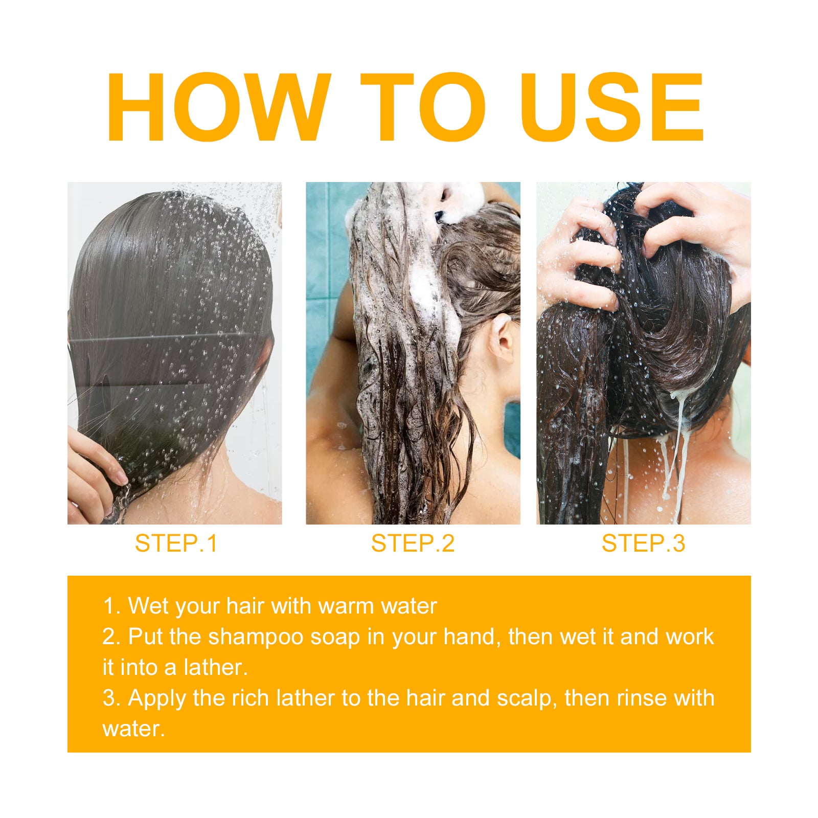 Biotin Premium Hair Growth Soap, Strong And Moisturizing Hair Root To Reduce Dryness Smooth Beautiful Clean Hair Soap