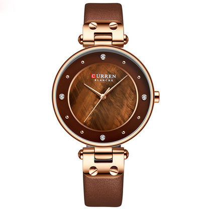 Reloj Curren para mujer, relojes de lujo de primeras marcas, reloj de pulsera de cuarzo resistente al agua para mujer, reloj de moda para mujer y niña, relojes femeninos