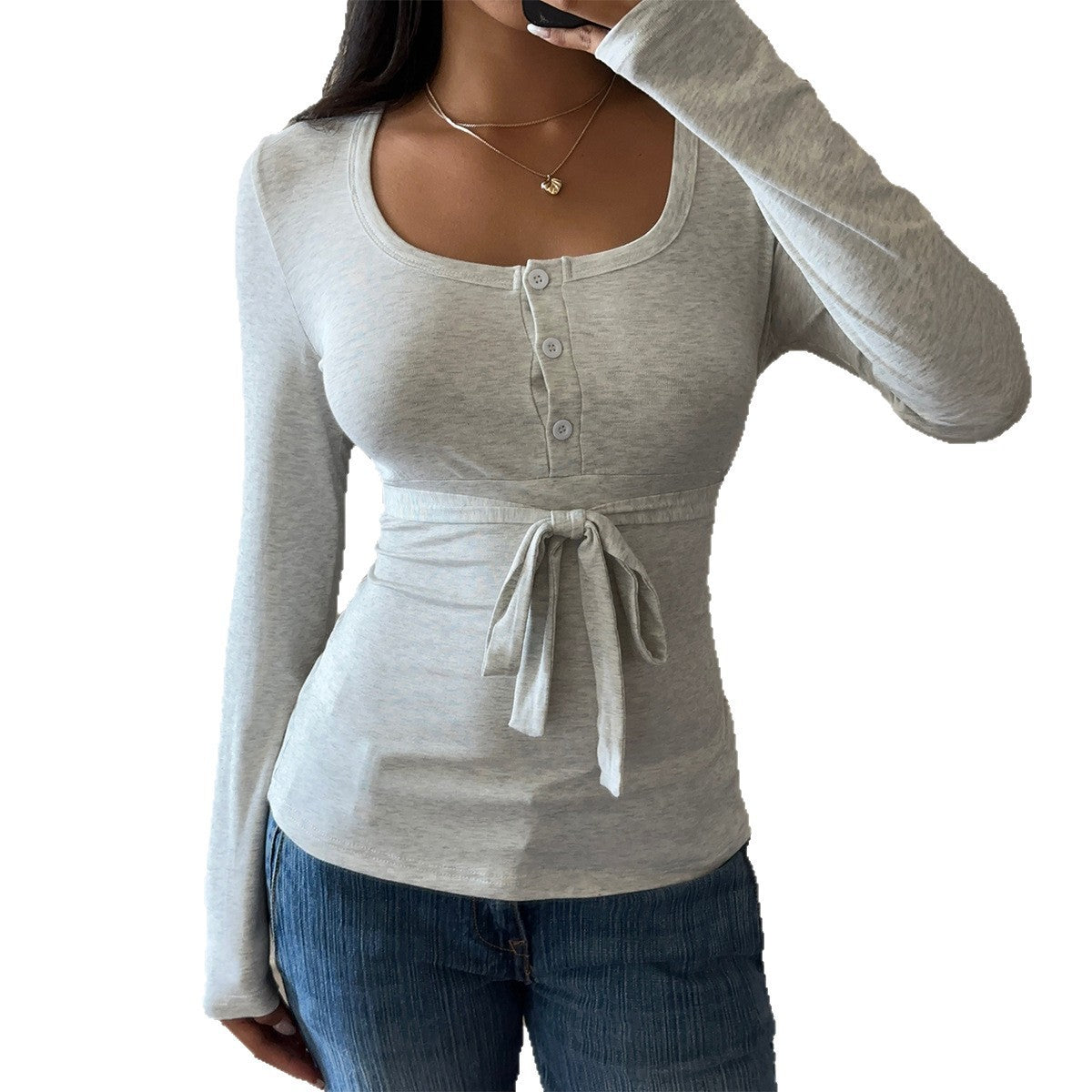 Versatile Long Sleeve Base Layer T-Shirt For Women