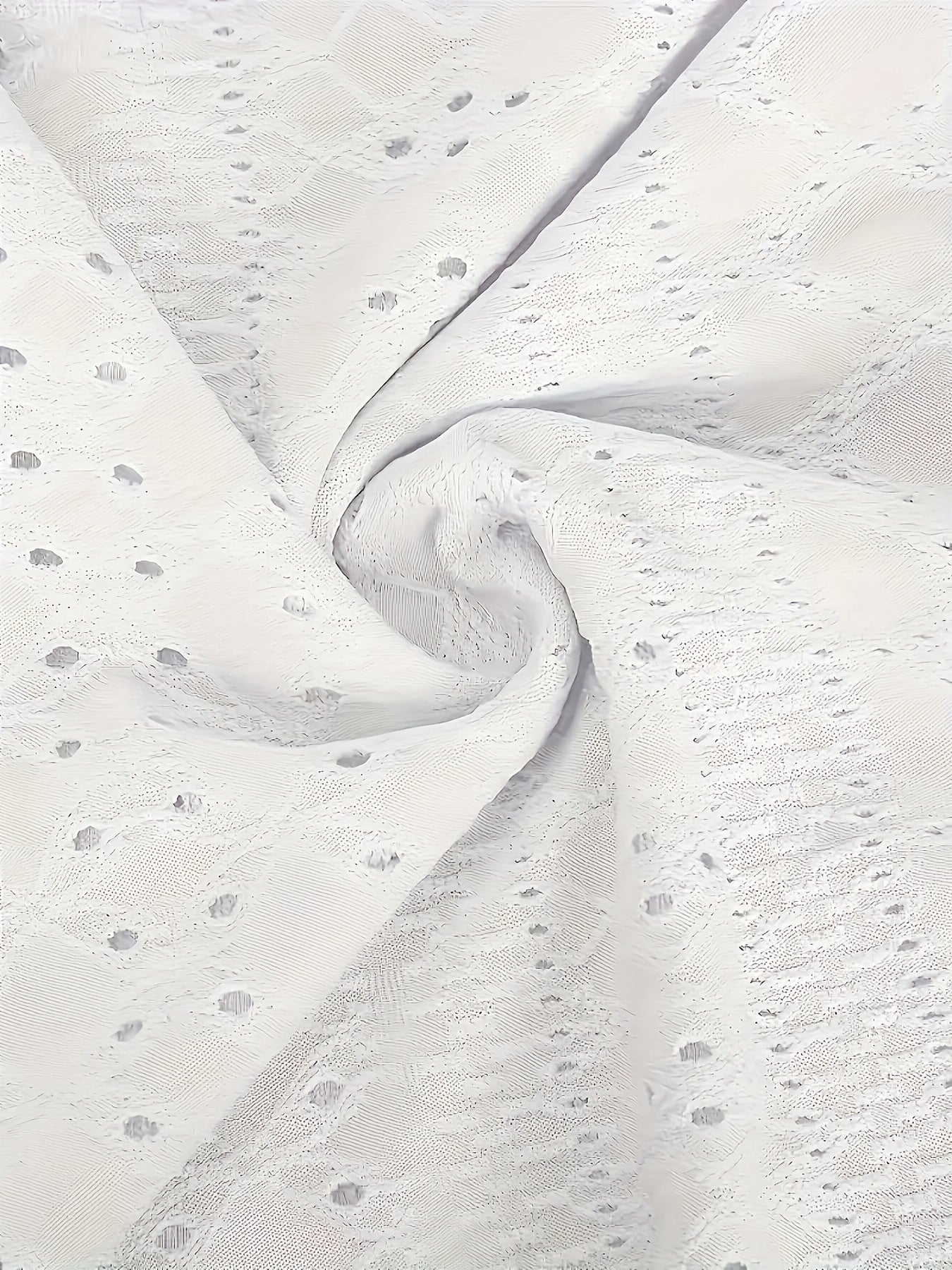 Self-pick-up Plus Size Women's Casual Solid Color Jacquard V-Neck Short Sleeve T-Shirt Only Self-pickup Is Supported