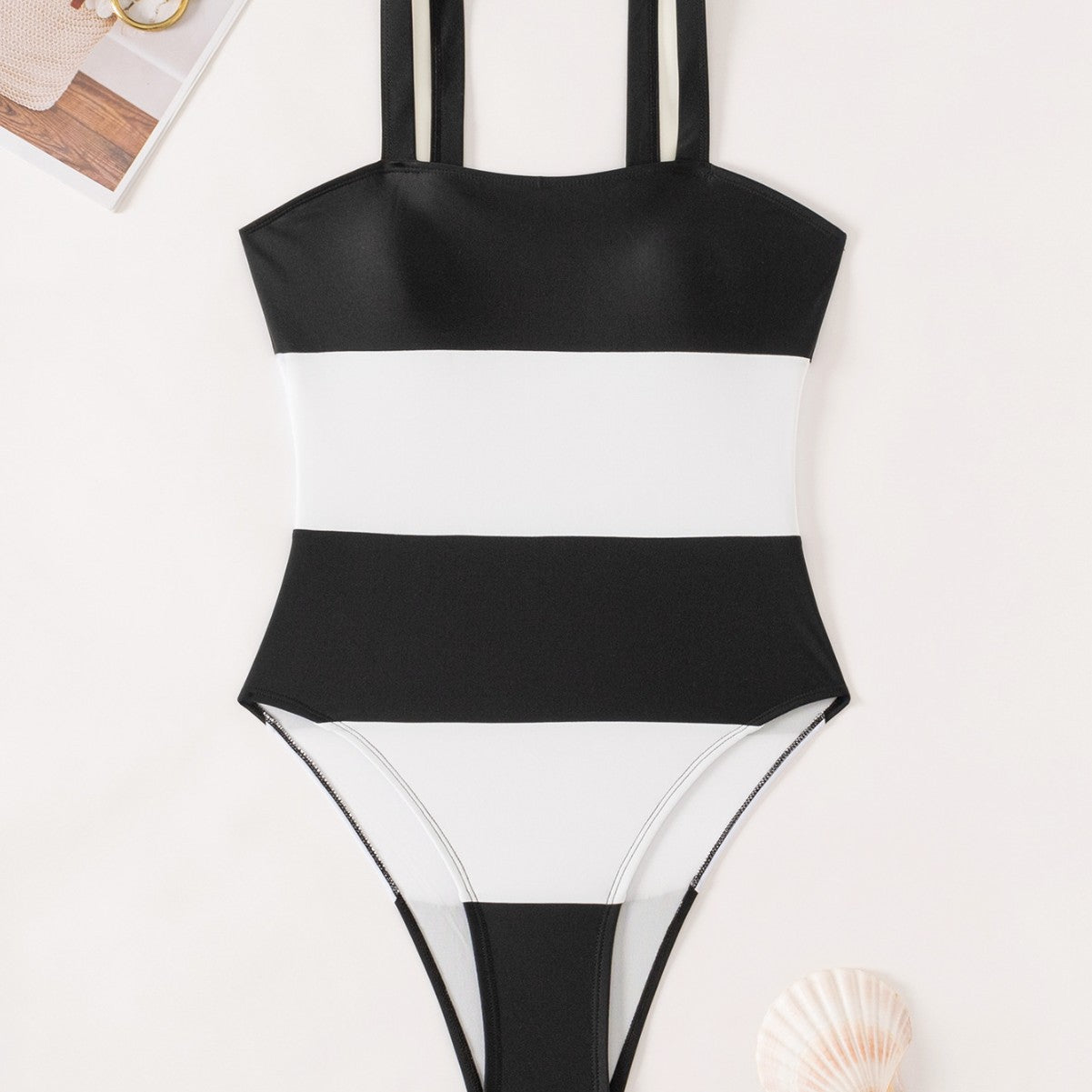 One-piece Strappy Swimsuit For Sassy Girls