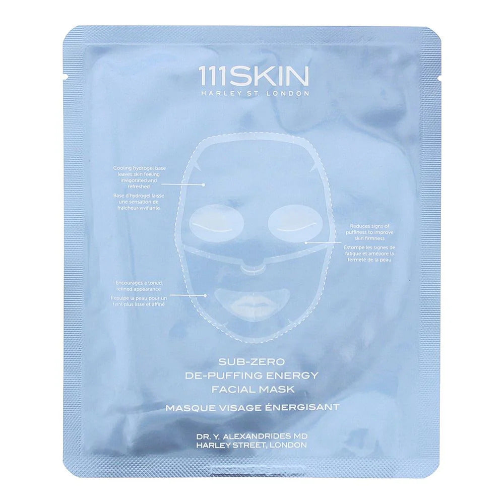 111 Skin, Sub-Zero, De-Puffing, Sheet Mask, Face, 30 g