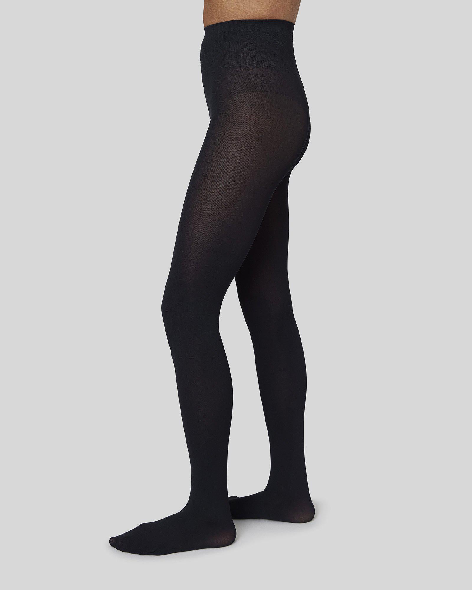 Olivia Premium Tights - Black - XL | Swedish Stockings