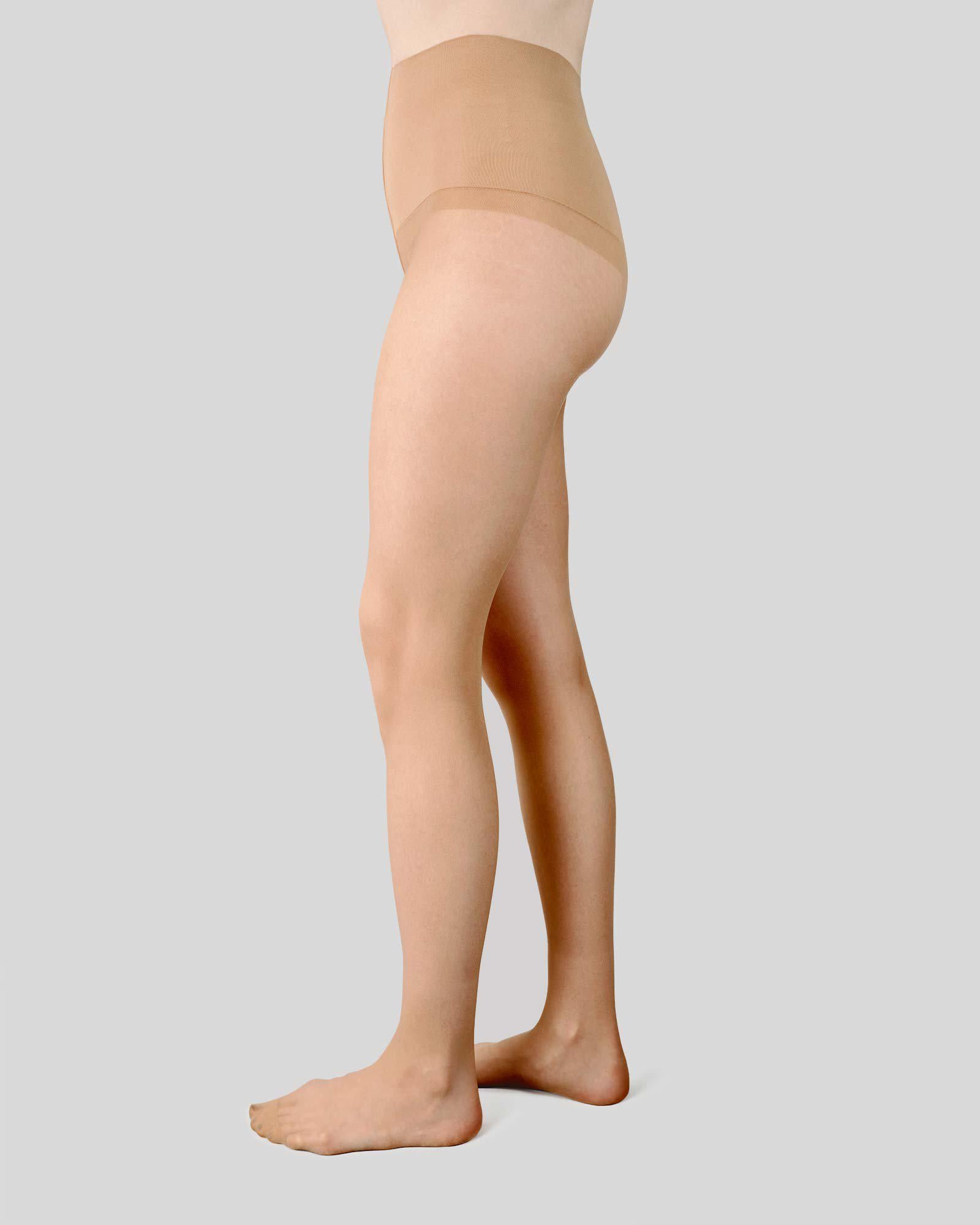 Malva Ladder Resistant Tights - Beige - XL | Swedish Stockings