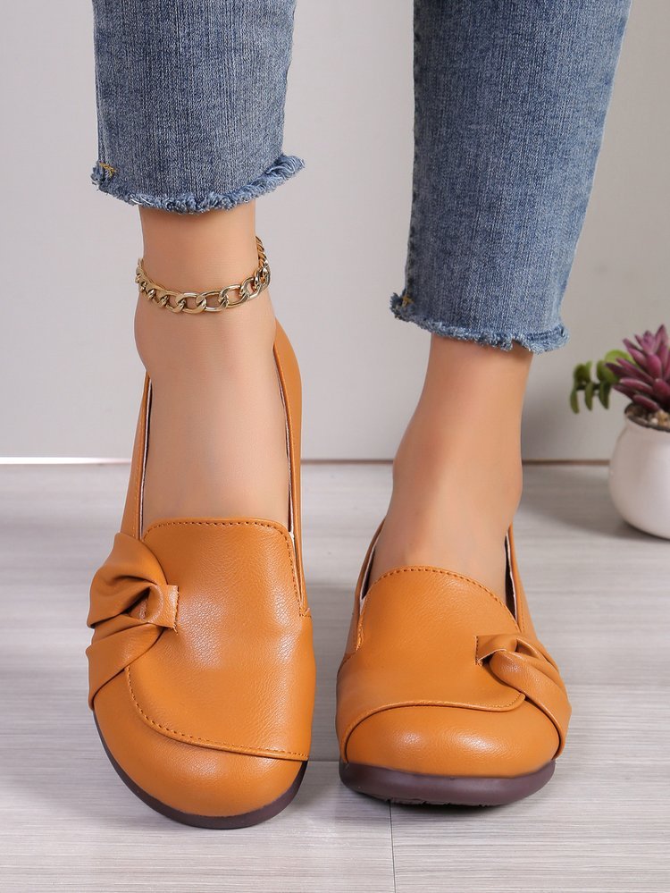 Flat Soft Bottom Round Head Comfortable Shoes