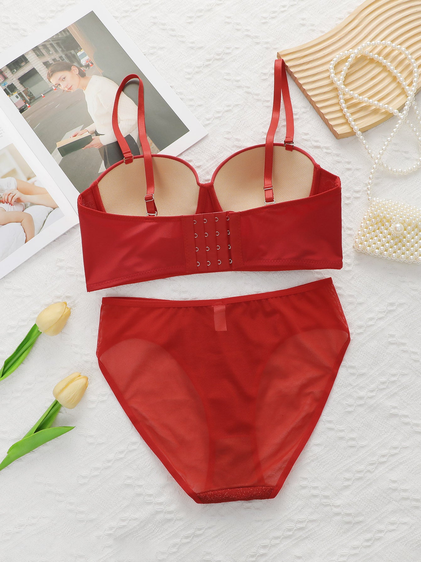 Women's Lingerie Set, Breathable And Comfortable, Push-up