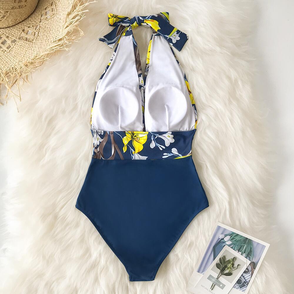 Sexy Printed One-Piece Swimsuit