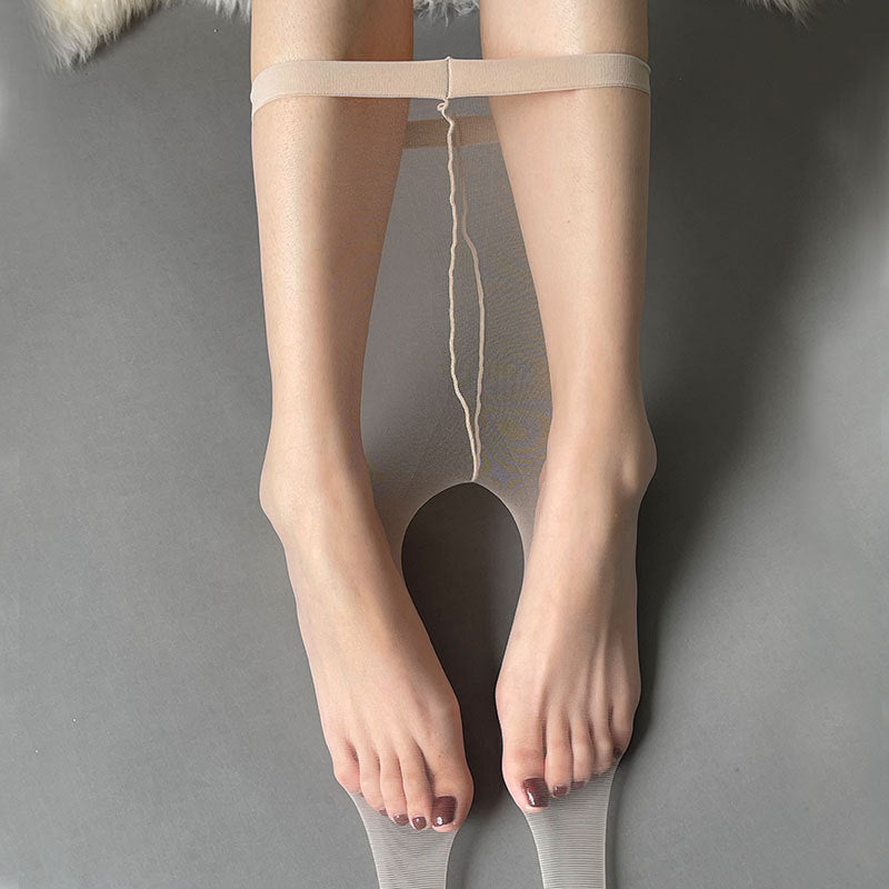 Ultra-thin Seamless Sexy First-line Crotch Skin Invisible Stockings