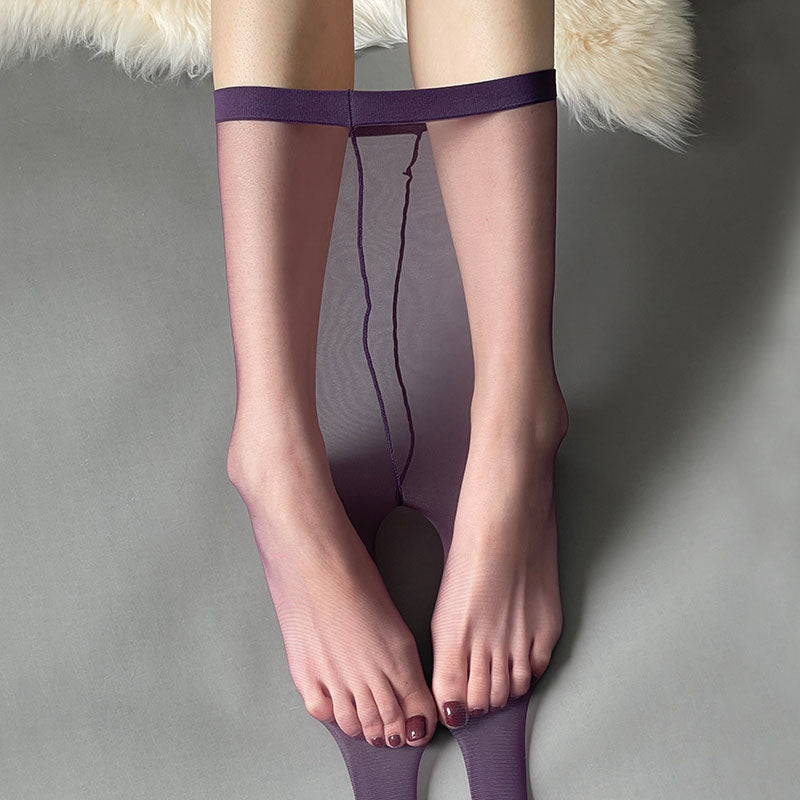 Ultra-thin Seamless Sexy First-line Crotch Skin Invisible Stockings
