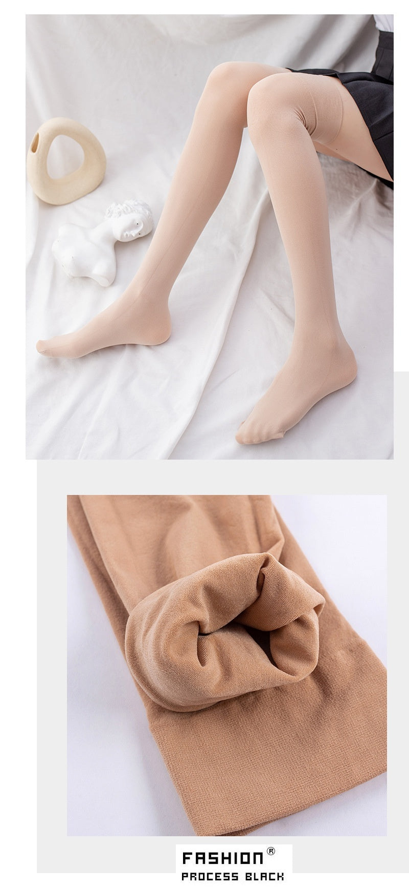 Silicone Stockings Over Knee Socks