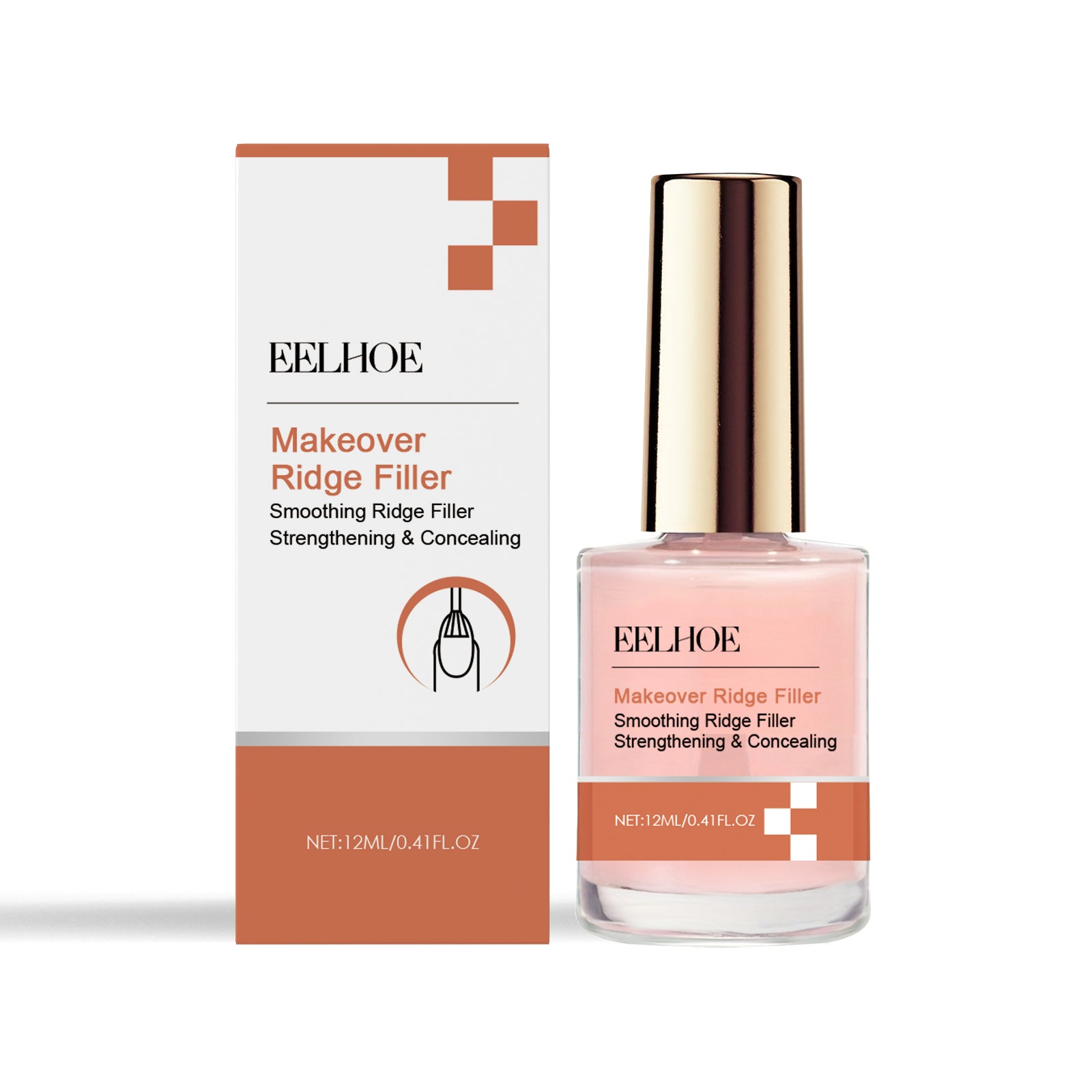 EELHOE Nail Care Solution Strong Repair Nail Surface Moisturizing Clear Gloss Smooth Nail Care Oil