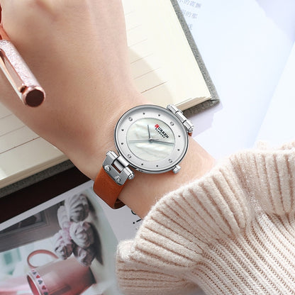 Reloj Curren para mujer, relojes de lujo de primeras marcas, reloj de pulsera de cuarzo resistente al agua para mujer, reloj de moda para mujer y niña, relojes femeninos