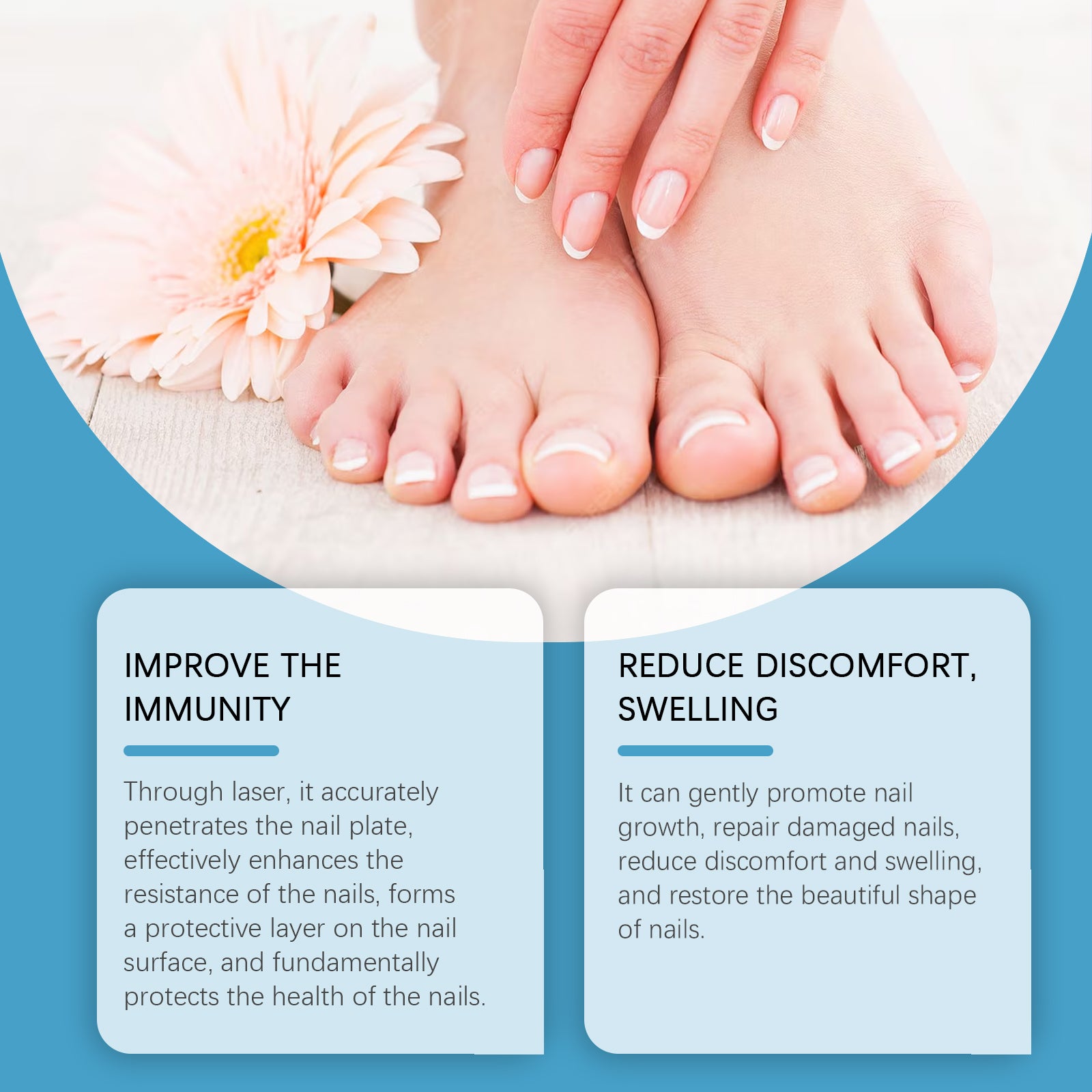 EOHOE  Nail Care Instrument, Nail Care Instrument Maintenance Instrument Daily Gentle Repair Strong Strong