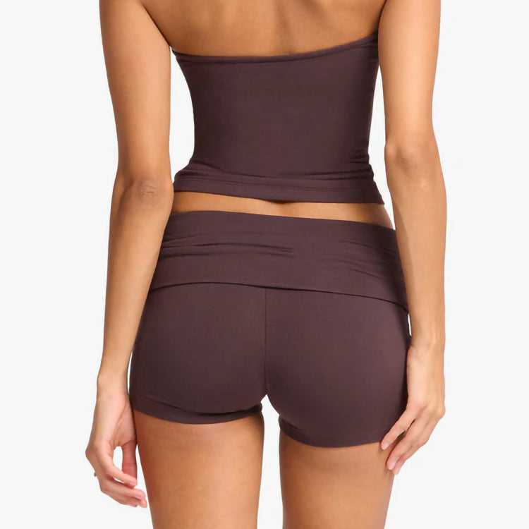 Short Yoga Pants Women's Fitness Low Waist Exercise Shorts