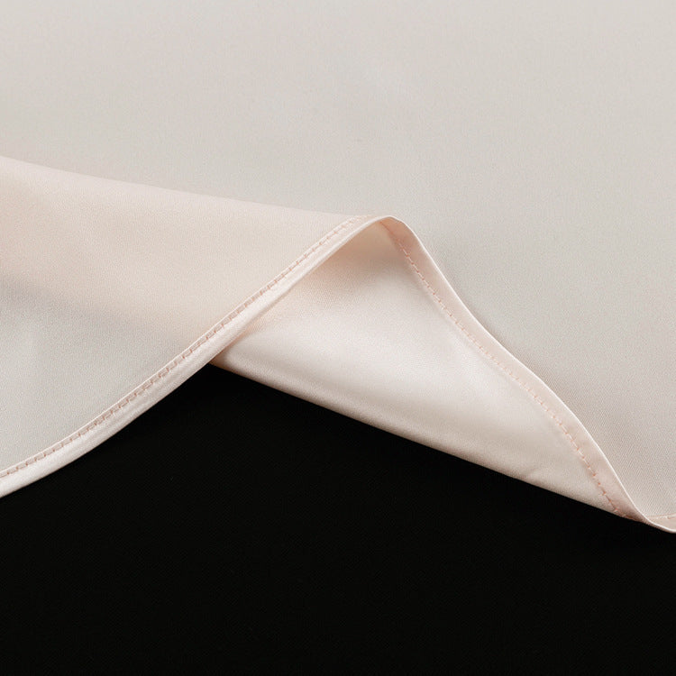 Fashion Satin High Waist Flattering Sheath Skirt