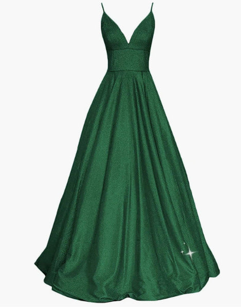 Banquet Voile Long Dress Ladies
