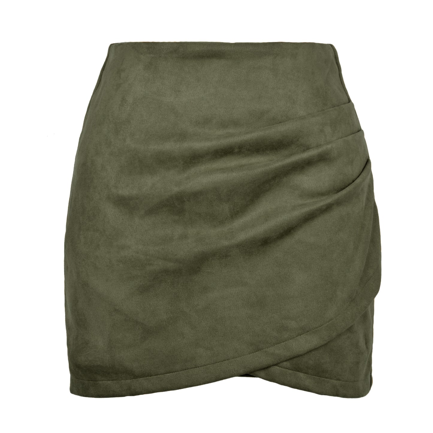 Solid Color Sheath Skirt Autumn And Winter Irregular Women's Clothing