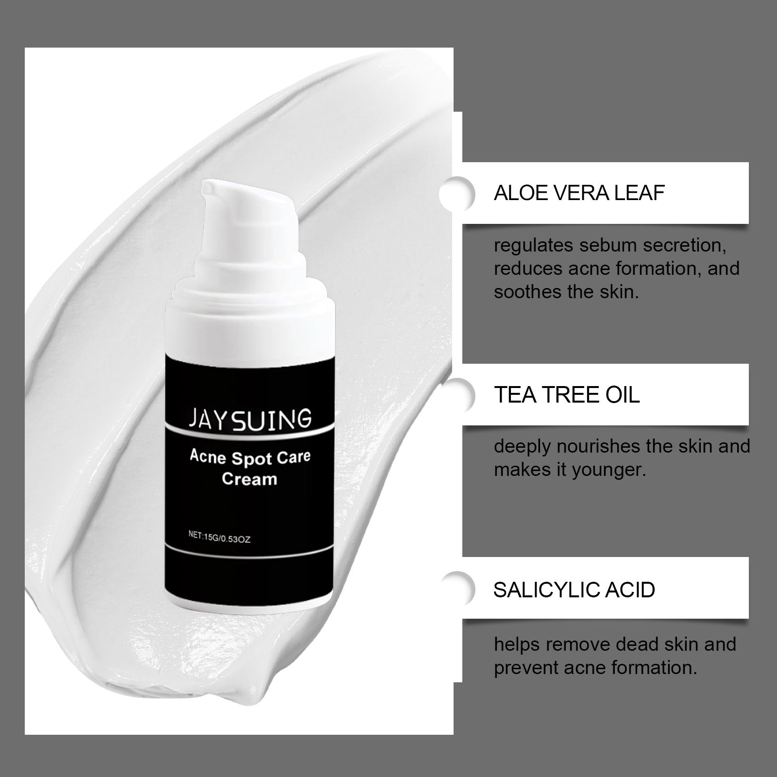 Acne Cream Mild Ingredients Hydrating