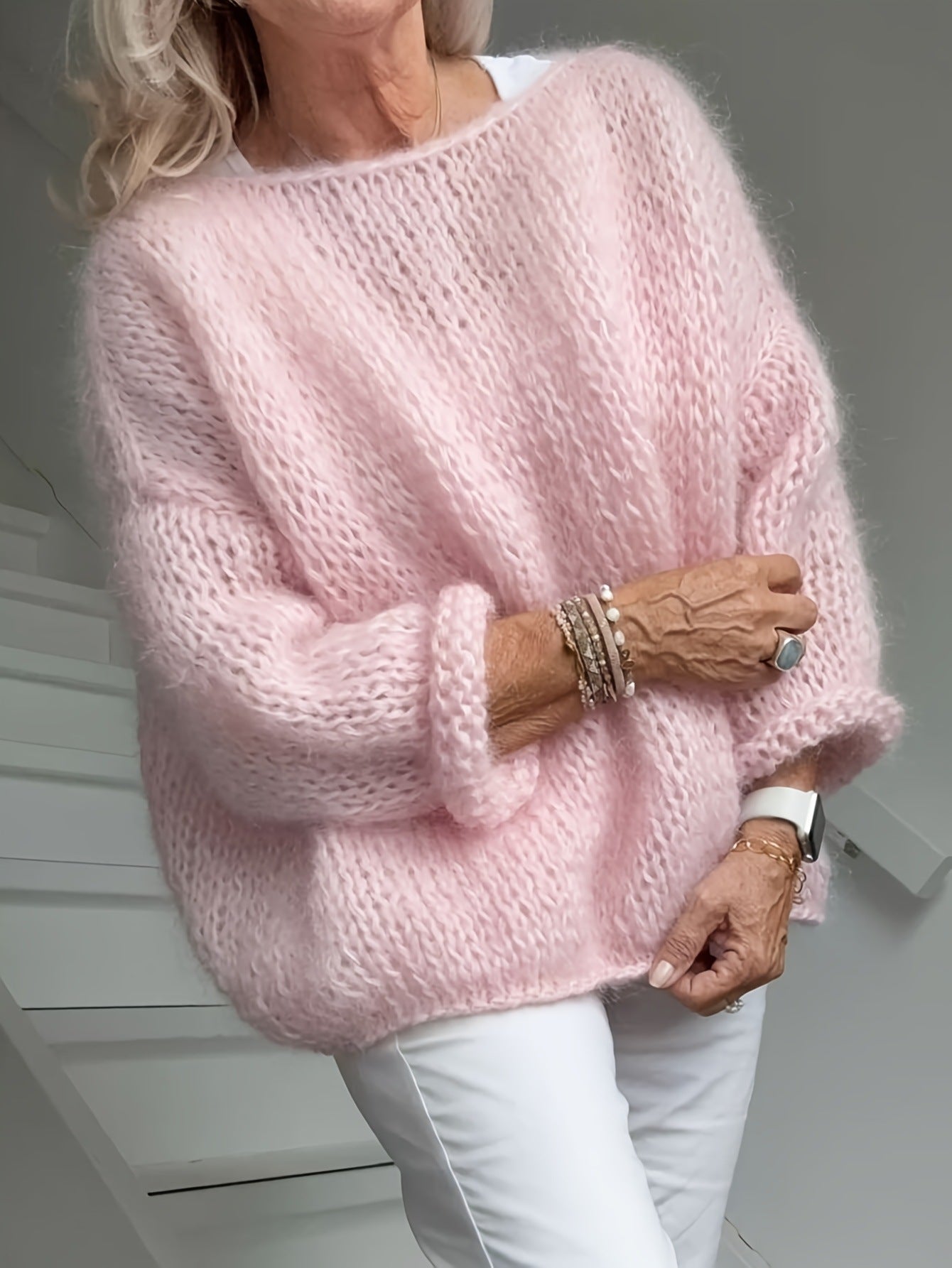 Casual Sweater Women's Knitted Blouse