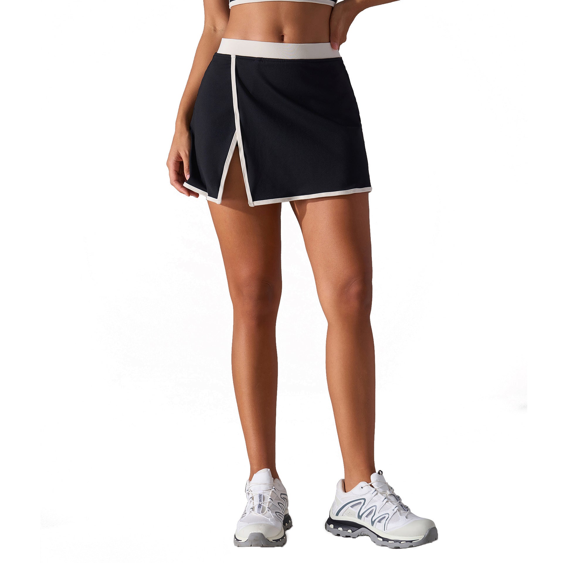 Outdoor Fitness Split A- Line Sports Skirt