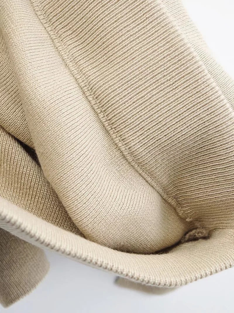 Short Skirt Fashion Side Slit Slim Knit