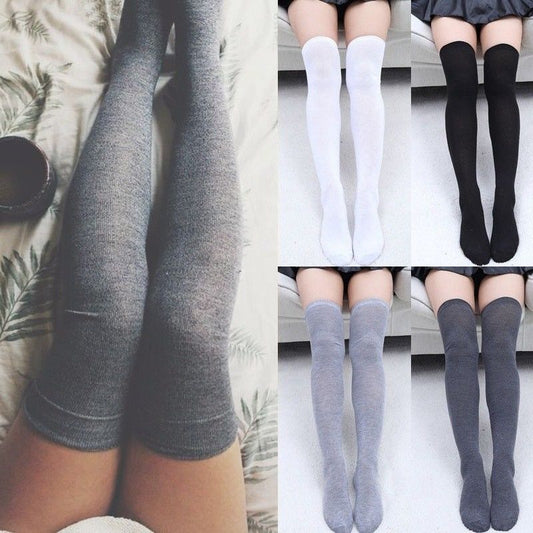 Spring and autumn thick high tube stockings
