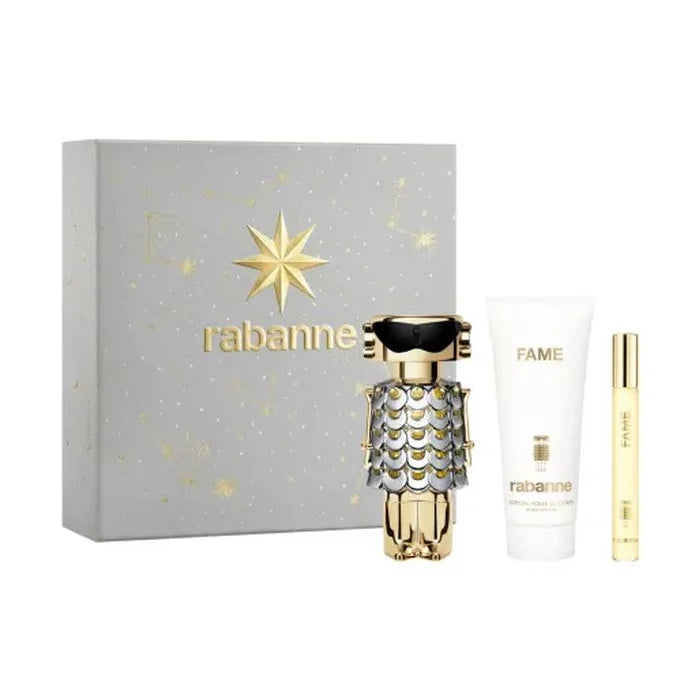 Rabanne Fame Eau De Perfume Spray 80Ml Set 3 Pieces - PACO RABANNE