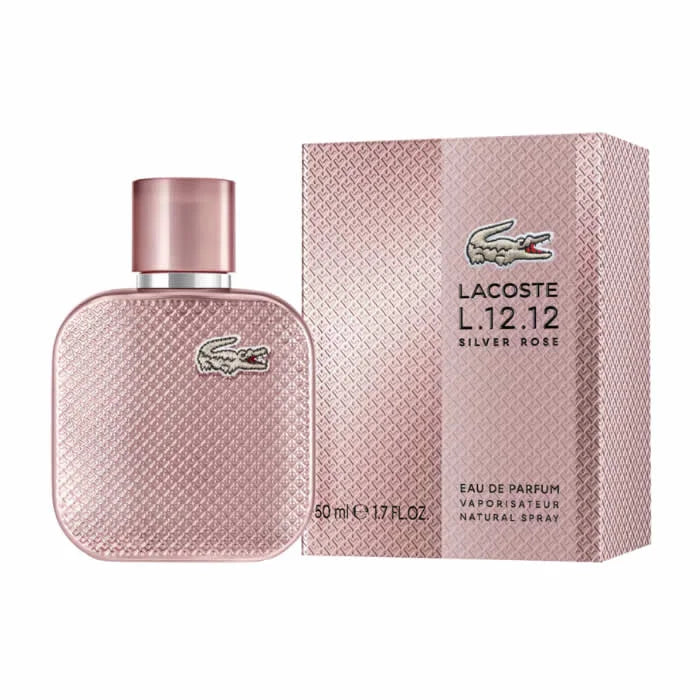 Lacoste L.12.12 Silver Rose Eau De Parfum Spray 50Ml