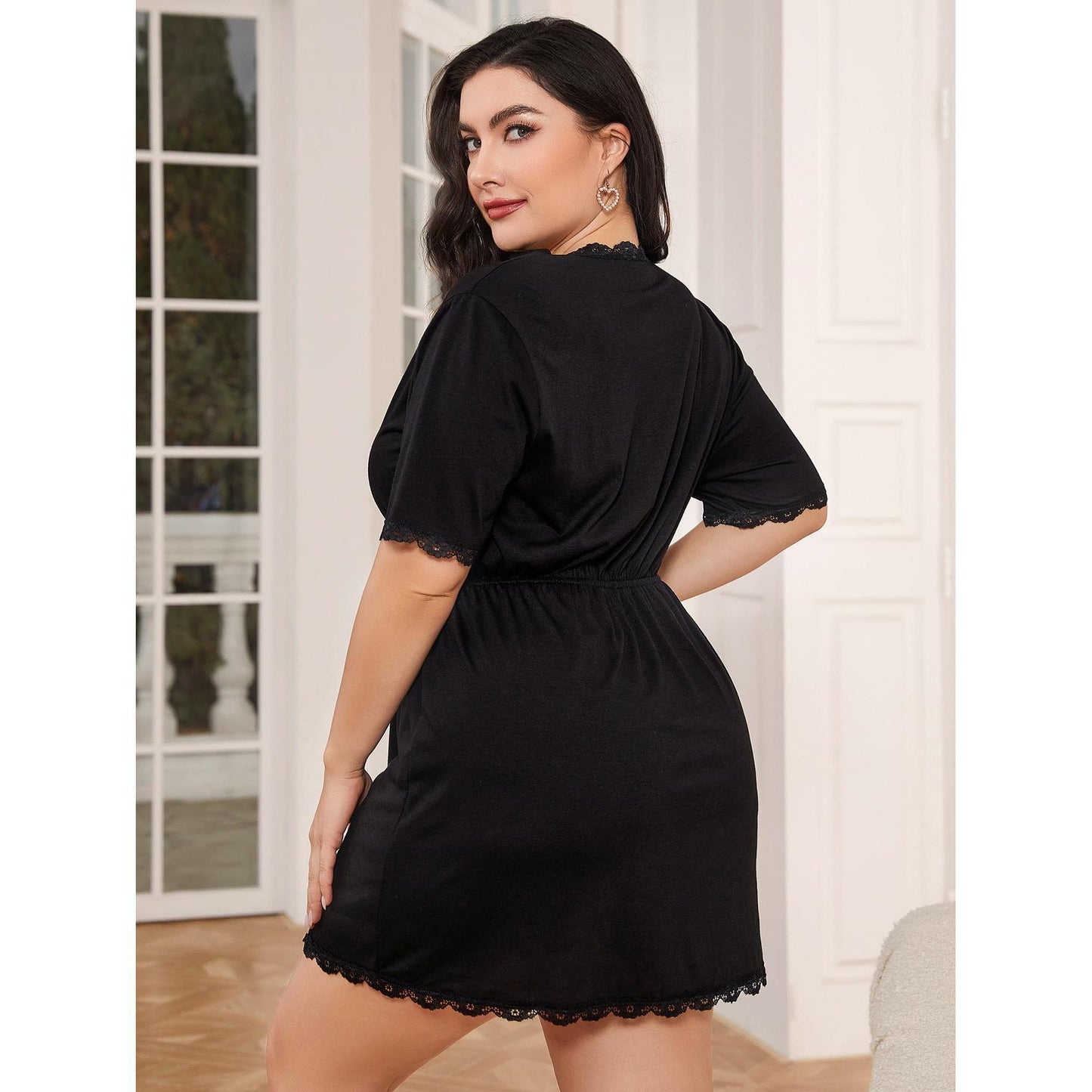 European And American Plus Size Pajamas For Women