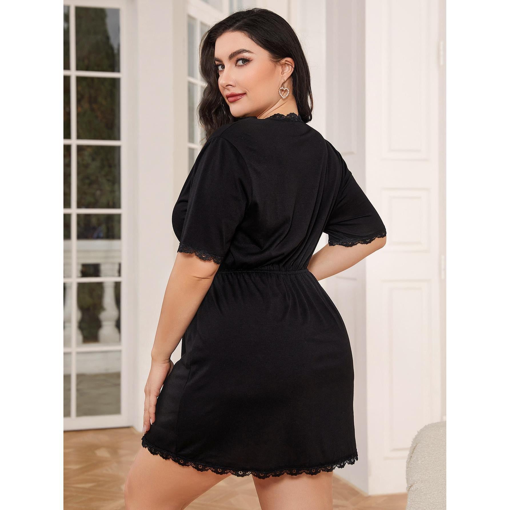 European And American Plus Size Pajamas For Women